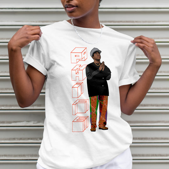 PHIFE DAWG Hand-Drawn Hip-Hop Portrait Tee