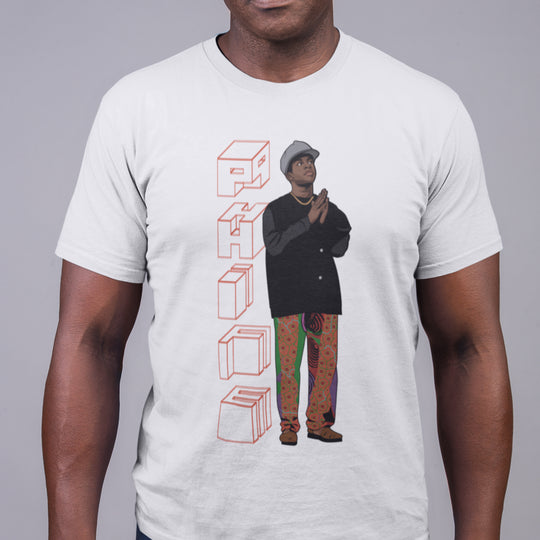 PHIFE DAWG Hand-Drawn Hip-Hop Portrait Tee
