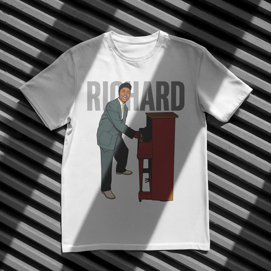 LITTLE RICHARD Hand-Drawn Rock ’n’ Roll Portrait Tee