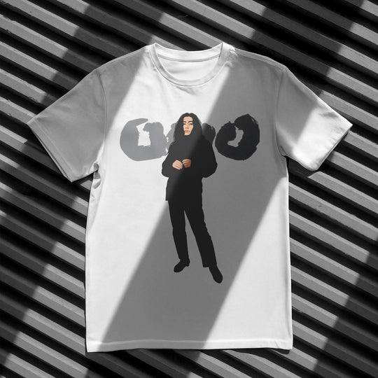 YOKO ONO Hand-Drawn Conceptual Art Portrait Tee
