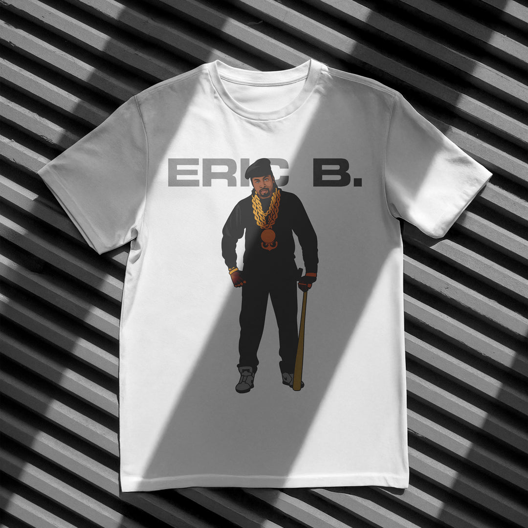ERIC B Hand-Drawn Hip-Hop Pioneer Portrait Tee