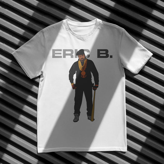 ERIC B Hand-Drawn Hip-Hop Pioneer Portrait Tee