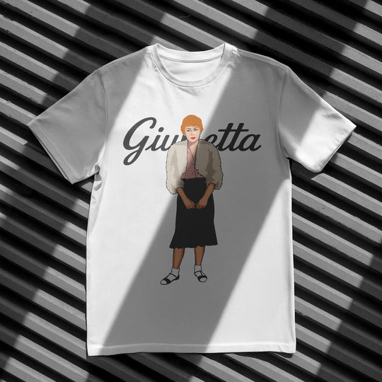 GIULIETTA MASINA Hand-Drawn Classic Cinema Portrait Tee