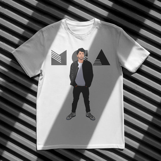 ADAM YAUCH (MCA) Hand-Drawn Hip-Hop/Alt Portrait Tee