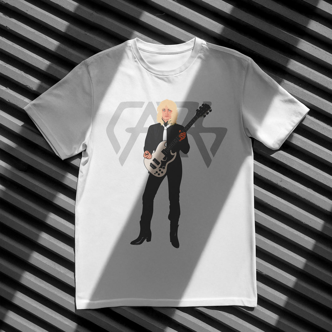 BEN ORR Hand-Drawn New Wave/Pop-Rock Portrait Tee