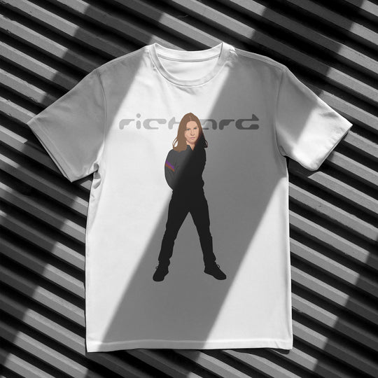 RICHARD JAMES Hand-Drawn Electronic/IDM Portrait Tee