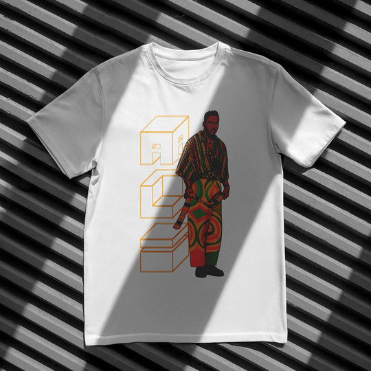 AlI SHAHEED MUHAMMAD Hand-Drawn Producer/DJ Portrait Tee