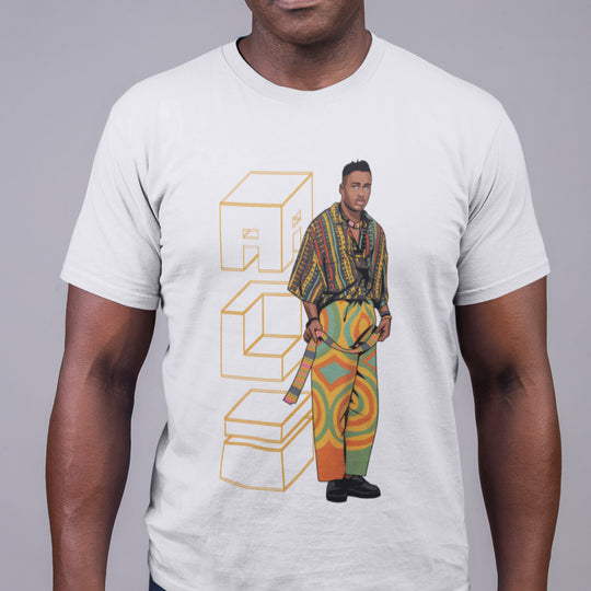 AlI SHAHEED MUHAMMAD Hand-Drawn Producer/DJ Portrait Tee