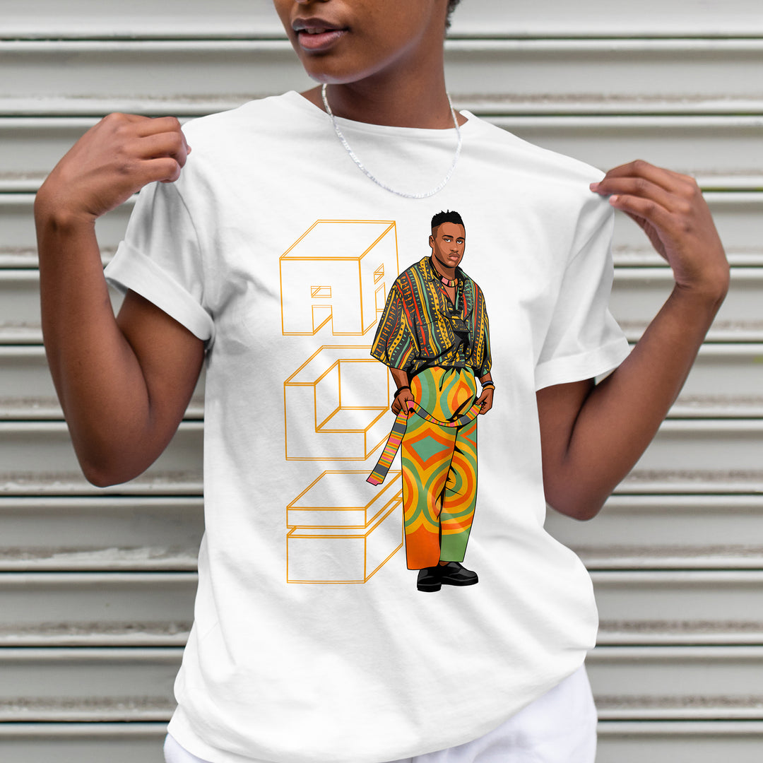 AlI SHAHEED MUHAMMAD Hand-Drawn Producer/DJ Portrait Tee