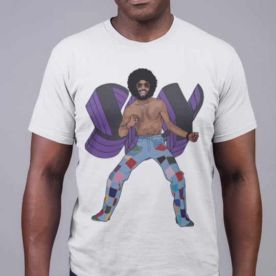 SLY STONE Hand-Drawn Funk/Soul Portrait Tee