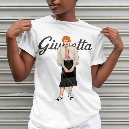 GIULIETTA MASINA Hand-Drawn Classic Cinema Portrait Tee