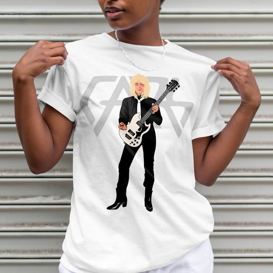 BEN ORR Hand-Drawn New Wave/Pop-Rock Portrait Tee