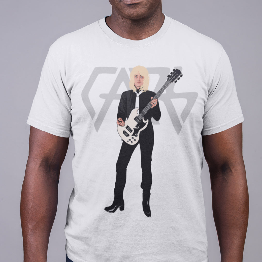 BEN ORR Hand-Drawn New Wave/Pop-Rock Portrait Tee