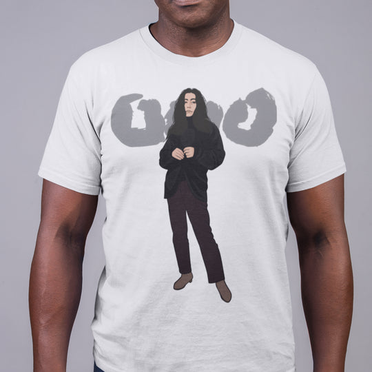 YOKO ONO Hand-Drawn Conceptual Art Portrait Tee
