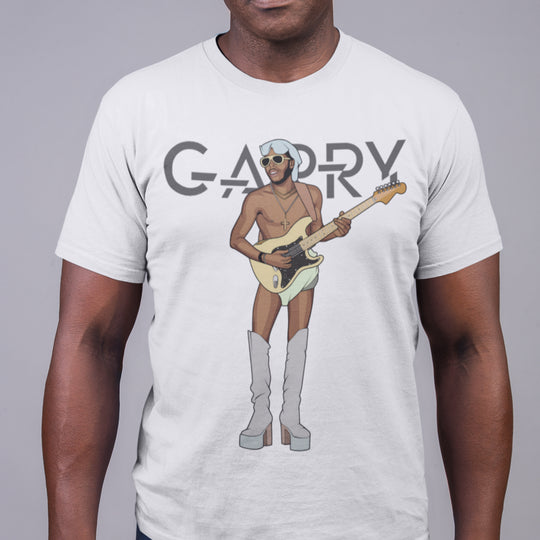 GARRY SHIDER Hand-Drawn Funk/P-Funk Portrait Tee