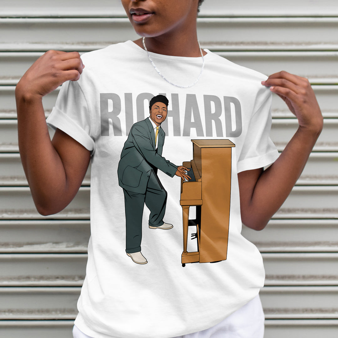 LITTLE RICHARD Hand-Drawn Rock ’n’ Roll Portrait Tee