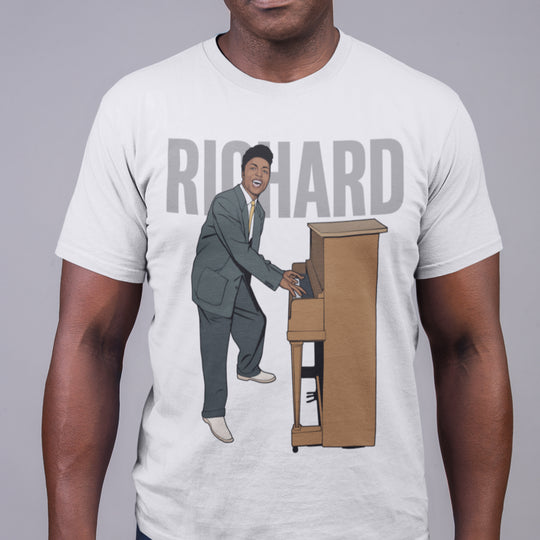 LITTLE RICHARD Hand-Drawn Rock ’n’ Roll Portrait Tee