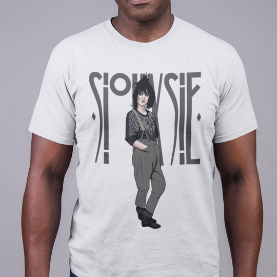 SIOUXSIE Hand-Drawn Post-Punk Portrait Tee