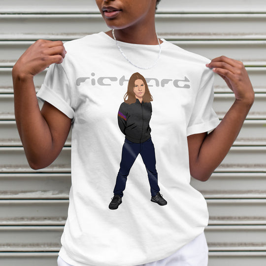 RICHARD JAMES Hand-Drawn Electronic/IDM Portrait Tee