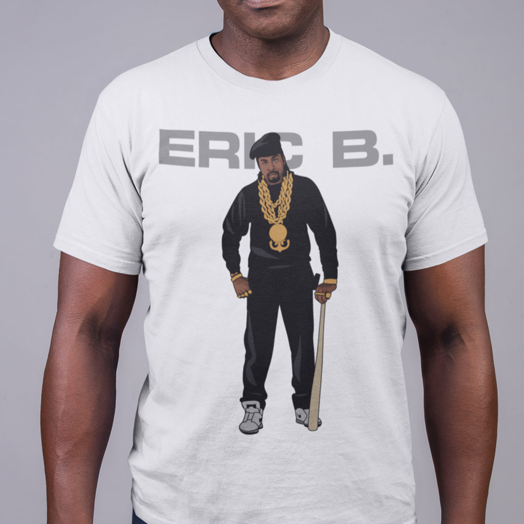 ERIC B Hand-Drawn Hip-Hop Pioneer Portrait Tee
