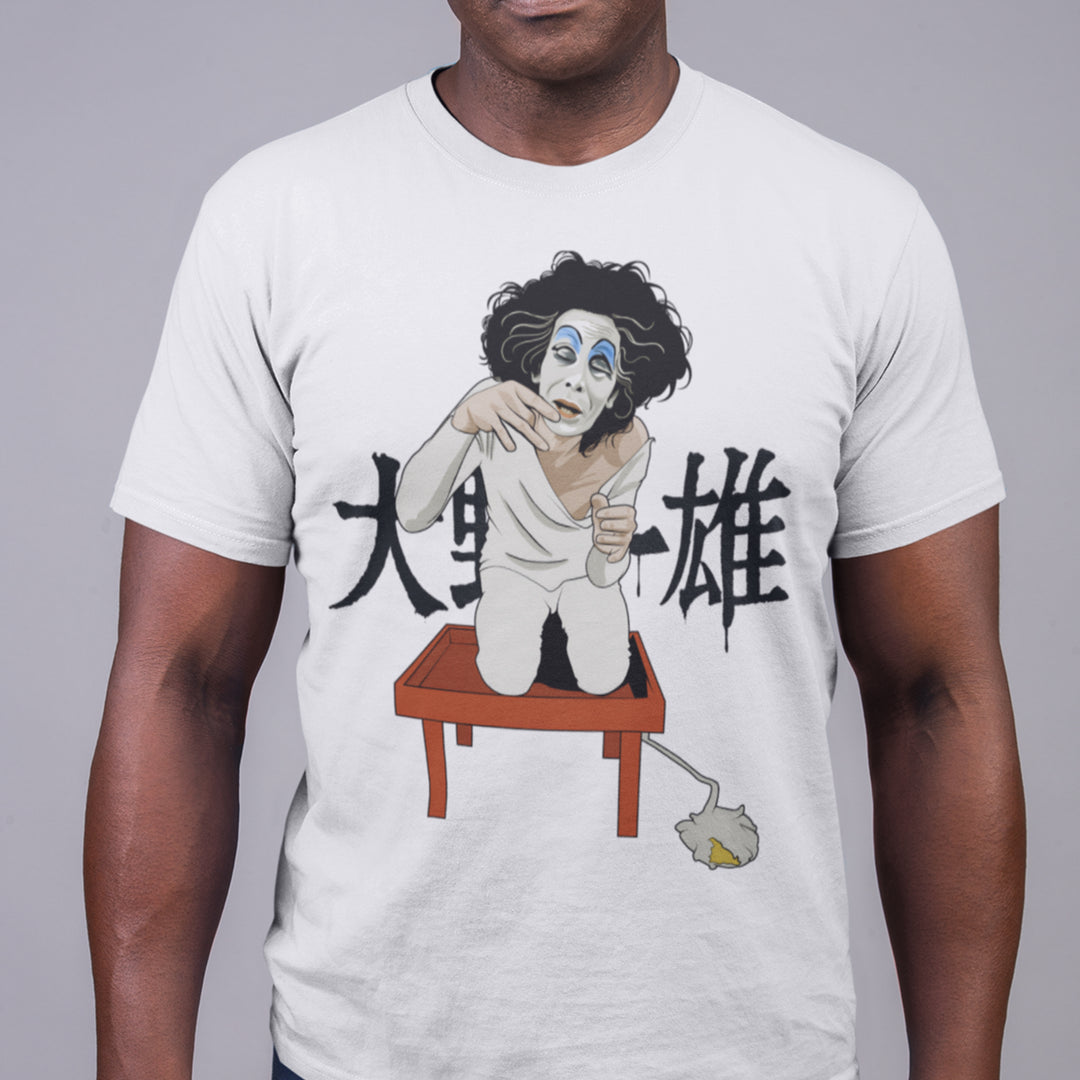 KAZUO OHNO Hand-Drawn Butoh/Dance Portrait Tee