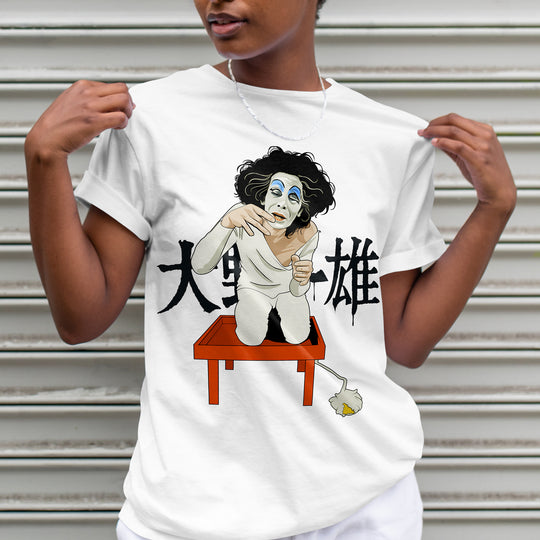 KAZUO OHNO Hand-Drawn Butoh/Dance Portrait Tee