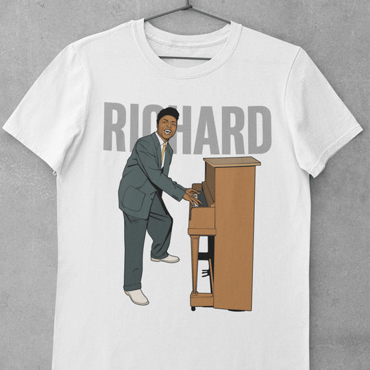 LITTLE RICHARD Hand-Drawn Rock ’n’ Roll Portrait Tee