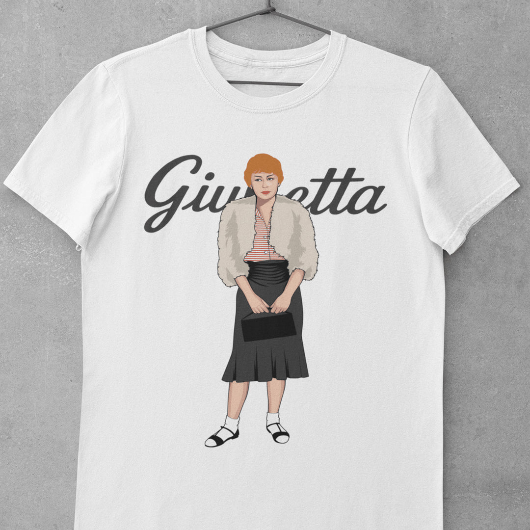 GIULIETTA MASINA Hand-Drawn Classic Cinema Portrait Tee