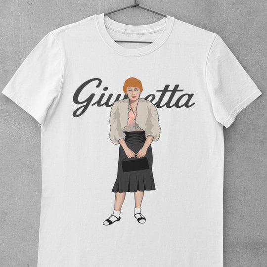 GIULIETTA MASINA Hand-Drawn Classic Cinema Portrait Tee