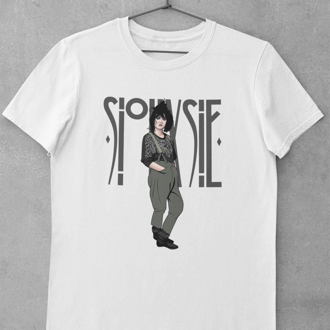 SIOUXSIE Hand-Drawn Post-Punk Portrait Tee
