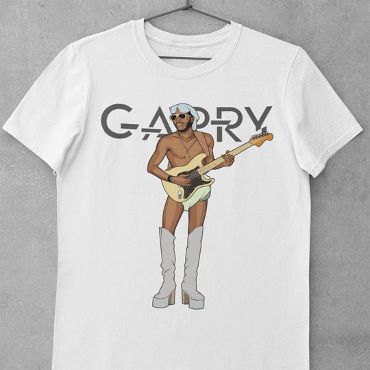 GARRY SHIDER Hand-Drawn Funk/P-Funk Portrait Tee