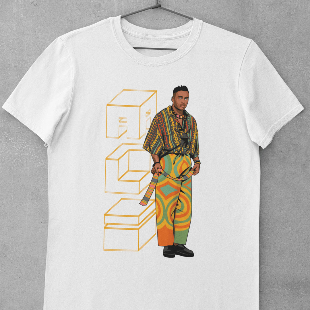 AlI SHAHEED MUHAMMAD Hand-Drawn Producer/DJ Portrait Tee