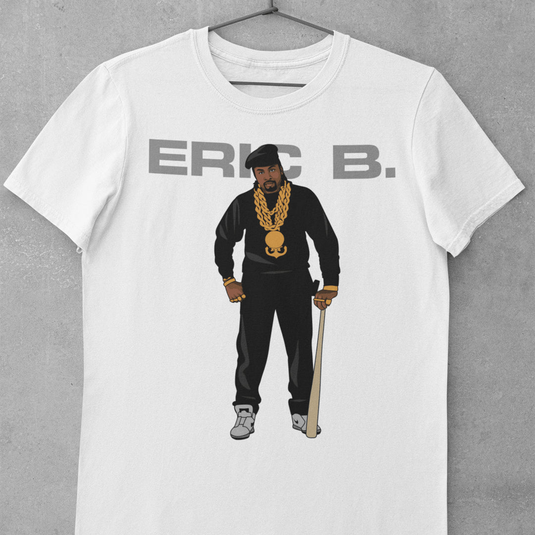 ERIC B Hand-Drawn Hip-Hop Pioneer Portrait Tee