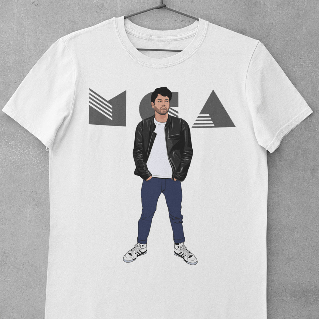 ADAM YAUCH (MCA) Hand-Drawn Hip-Hop/Alt Portrait Tee
