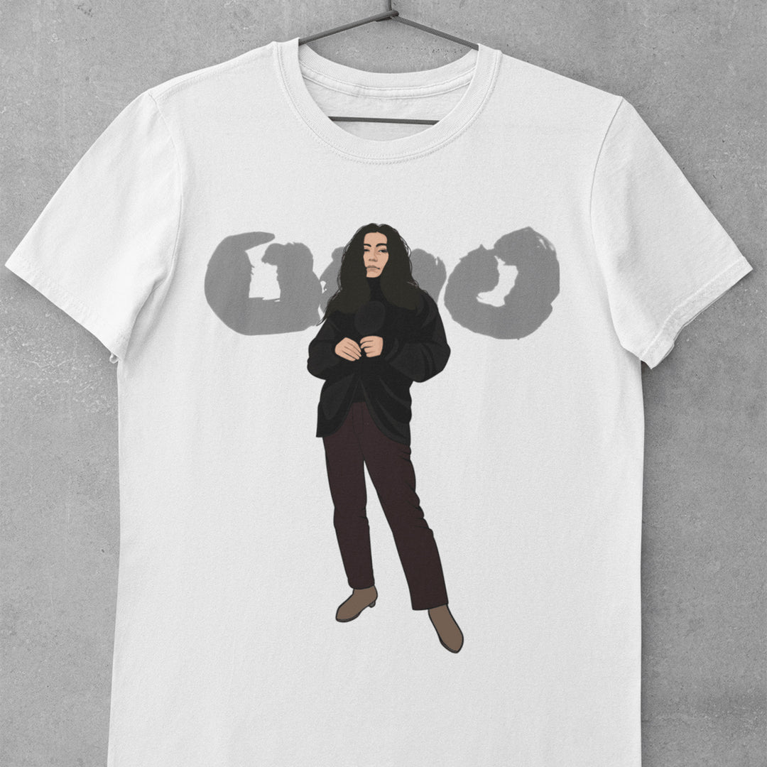 YOKO ONO Hand-Drawn Conceptual Art Portrait Tee