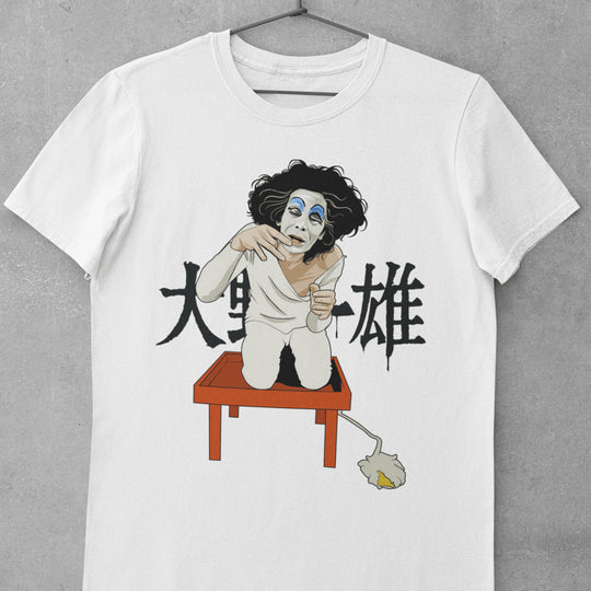 KAZUO OHNO Hand-Drawn Butoh/Dance Portrait Tee