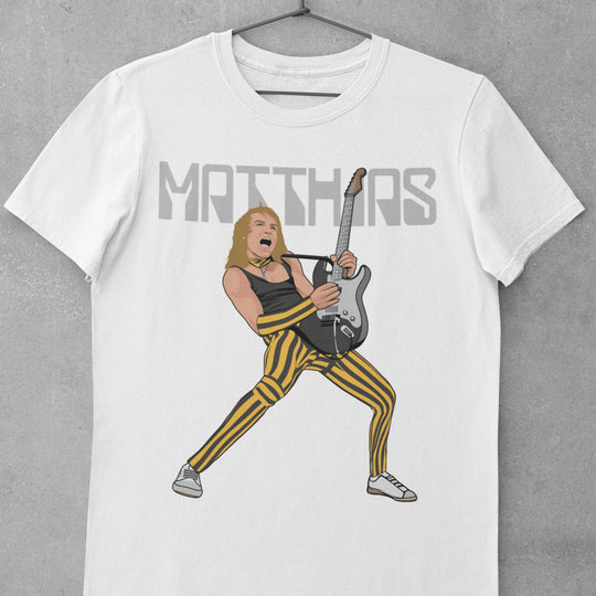 MATTHIAS JABS Hand-Drawn Hard Rock Portrait Tee