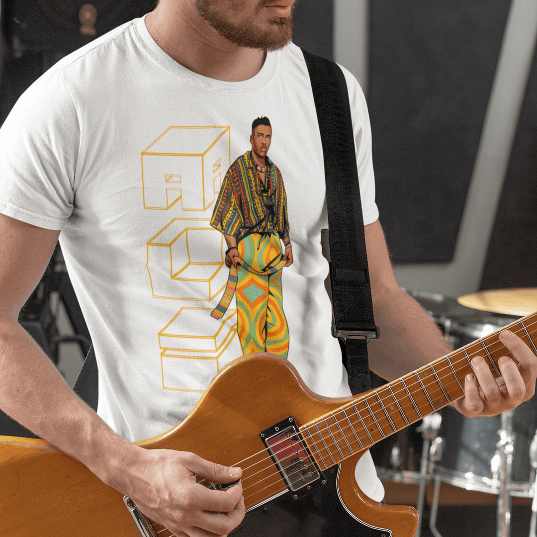 AlI SHAHEED MUHAMMAD Hand-Drawn Producer/DJ Portrait Tee