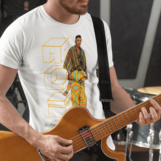AlI SHAHEED MUHAMMAD Hand-Drawn Producer/DJ Portrait Tee