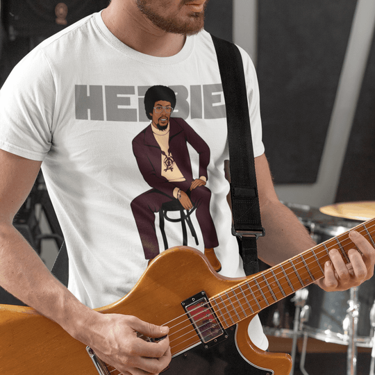 HERBIE HANCOCK Hand-Drawn Jazz/Fusion Portrait Tee