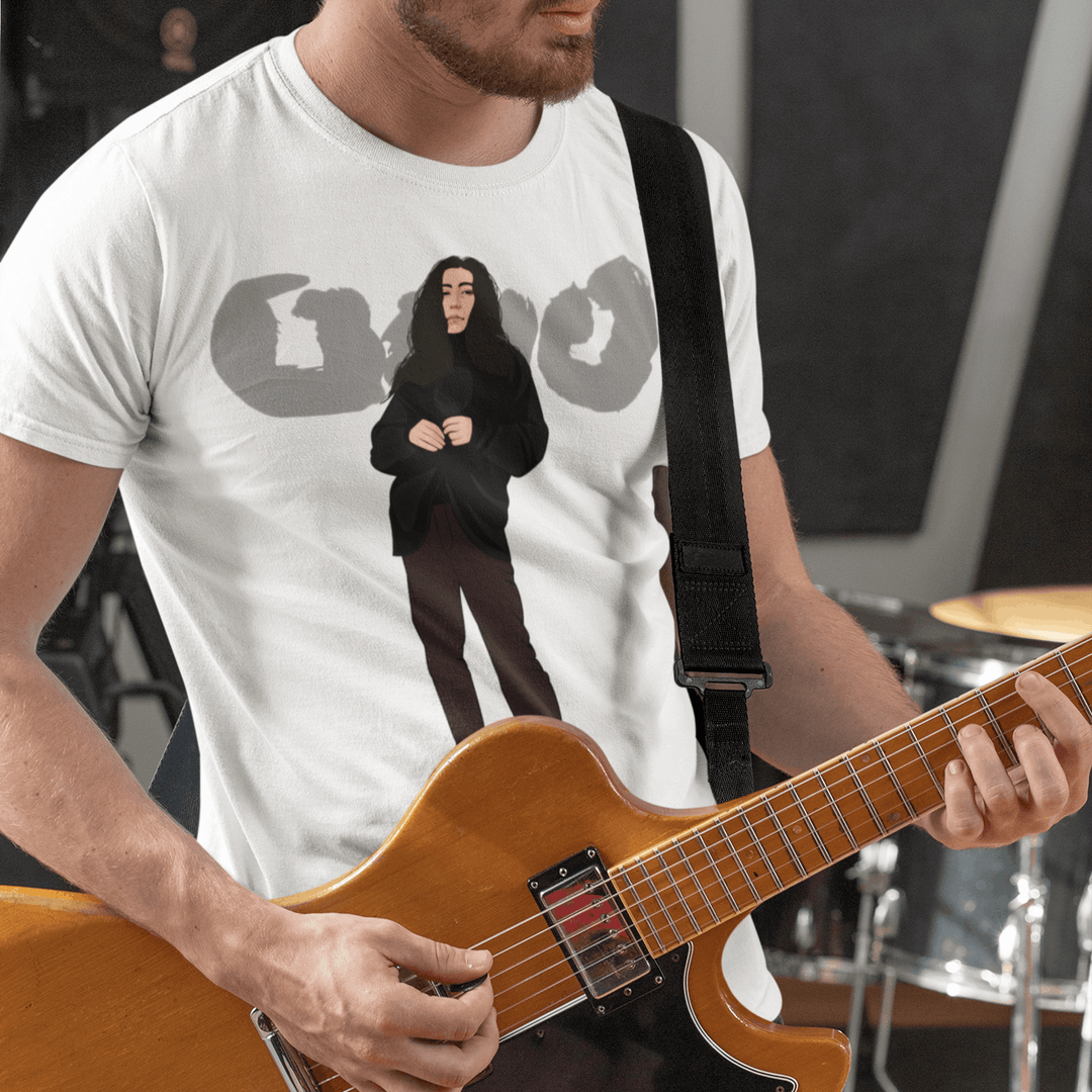 YOKO ONO Hand-Drawn Conceptual Art Portrait Tee