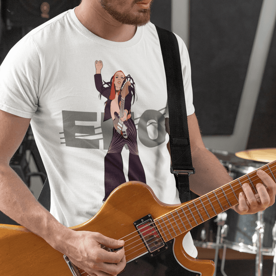 ENO Hand-Drawn Ambient/Experimental Portrait Tee