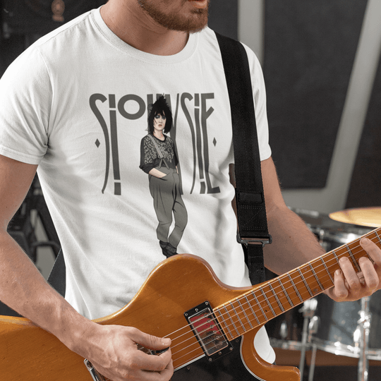 SIOUXSIE Hand-Drawn Post-Punk Portrait Tee