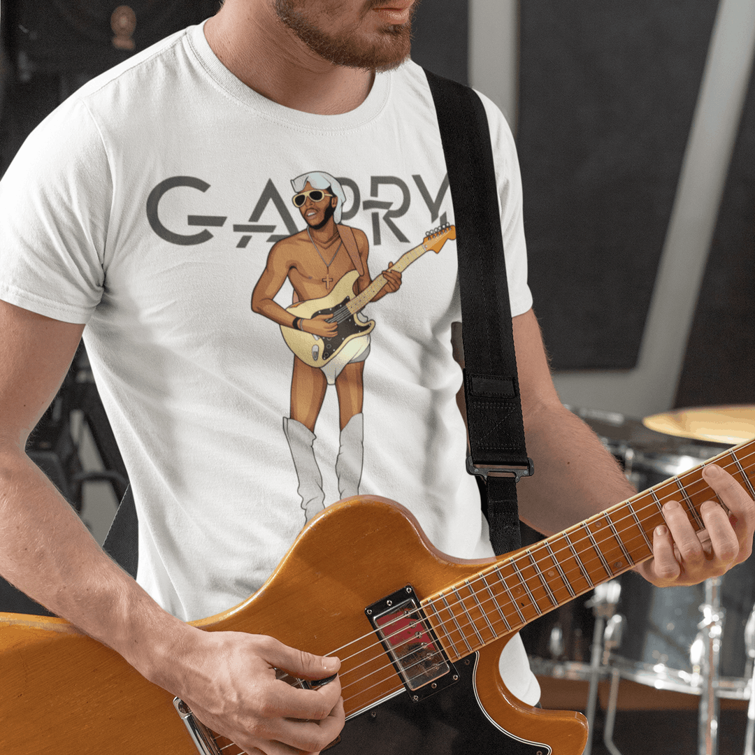 GARRY SHIDER Hand-Drawn Funk/P-Funk Portrait Tee