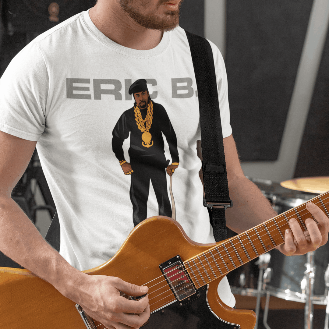 ERIC B Hand-Drawn Hip-Hop Pioneer Portrait Tee