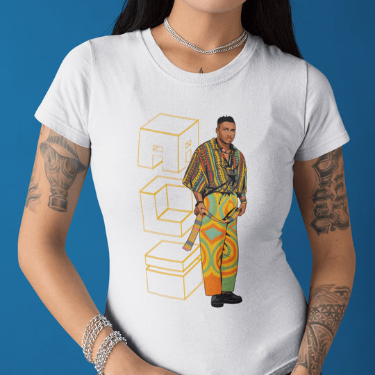 AlI SHAHEED MUHAMMAD Hand-Drawn Producer/DJ Portrait Tee