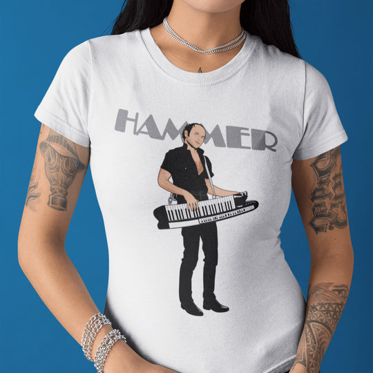 JAN HAMMER Hand-Drawn Synth/Fusion Portrait Tee