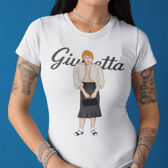 GIULIETTA MASINA Hand-Drawn Classic Cinema Portrait Tee