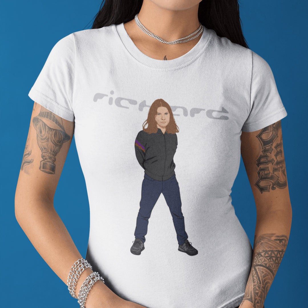 RICHARD JAMES Hand-Drawn Electronic/IDM Portrait Tee