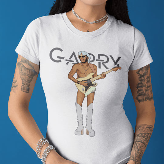 GARRY SHIDER Hand-Drawn Funk/P-Funk Portrait Tee